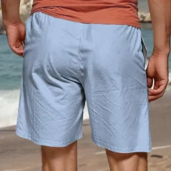 Discount OUKU Men's Coconut Tree Shorts Summer Shorts Beach Shorts Mid Waist Hawaiian Casual Outdoor Holiday Going out Drawstring Elastic Waist Print Designer Clothing Apparel