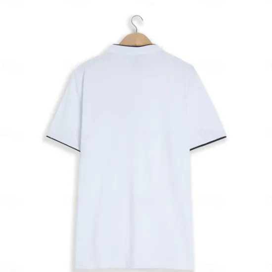 Discount OUKU Men's Collarless Golf Shirts Banded Collar Shirt Work Business Stand Collar Mandarin Collar Short Sleeve Fashion Basic Solid Color Plain Button Summer Regular Fit Navy Black White Burgundy Collarless