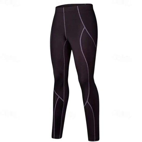 Online OUKU Men's Compression Pants Running Tights Leggings with Phone Pocket Base Layer Athletic Athleisure Summer Spandex 4 Way Stretch Breathable Quick Dry Sweat wicking Fitness Gym Workout Running Slim Fit