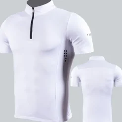 Sale OUKU Men's Compression Shirt Running Shirt Half Zip Short Sleeve Tee Tshirt Athletic Summer Spandex Breathable Quick Dry Moisture Wicking Soft Gym Workout Running Active Training Sportswear Activewear