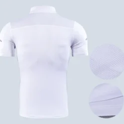 Sale OUKU Men's Compression Shirt Running Shirt Half Zip Short Sleeve Tee Tshirt Athletic Summer Spandex Breathable Quick Dry Moisture Wicking Soft Gym Workout Running Active Training Sportswear Activewear
