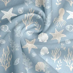 Clearance OUKU Men's Conch Sea Creatures Coral Summer Hawaiian Shirt Button Up Shirt Aloha Shirt Short Sleeve Shirt Turndown Hawaiian Vacation Holiday Beach Wear Blue 1# Blue S M L