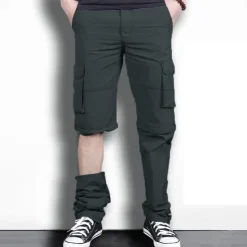 Sale OUKU Men's Convertible Zip Off Pants Hiking Pants Trousers Tactical Cargo Pants Summer Outdoor Waterproof Breathable Quick Dry Lightweight Bottoms Grey khaki Fishing Climbing Running M L XL XXL 3XL