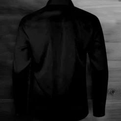 Clearance OUKU Men's Cool Skulls Casual Shirt Button Up Shirt Long Sleeve Dark Spring Fall Turndown Button Up Red Blue Purple Green Black-white