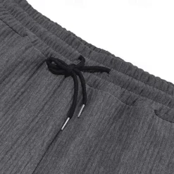 OUKU Men's Corduroy Pants Trousers Casual Pants Pocket Elastic Waist Drawstring Plain Comfort Sports Outdoor Daily Fashion Casual ArmyGreen Black Micro-elastic