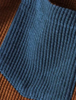 New OUKU Men's Corduroy Shirt Button Up Shirt Overshirt Color Block Outdoor Daily Blue Brown Green Long Sleeve Lapel Spring & Fall Clothing Apparel Pocket