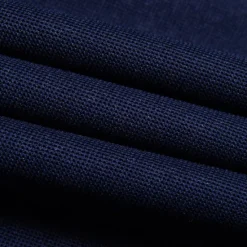 New OUKU Men's Cotton Blend Polo Shirt Golf Shirt Street Casual Stand Collar Banded Collar Short Sleeve Fashion Basic Plain Classic Summer Regular Fit Navy Black White Red Cotton Blend Polo Shirt
