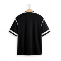 New OUKU Men's Cotton Polo Shirt Golf Polos Shirts Work Casual Lapel Ribbed Polo Collar Short Sleeve Basic Modern Color Block Patchwork Buttons Spring & Summer Regular Fit Navy-blue Wine Black Cotton Polo