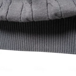 Hot OUKU Men's Cotton Pullover Sweater Jumper Knit Embroidery Deer Crew Neck Knitwear Elegant Christmas Outdoor Clothing Apparel Fall Winter Black White S M L