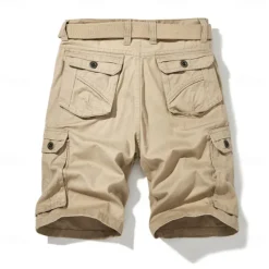 Hot OUKU Men's Cow Arrow Cargo Shorts Mid Waist Sports Fashion Designer Outdoor Sports Outdoor Casual Multi Pocket Designer Clothing Apparel