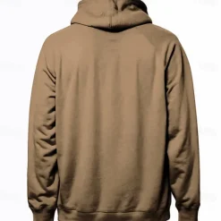 Outlet OUKU Men's Cowboy Hoodies Sweatshirt Ethnic Cowboy Long Sleeve Crew Neck Holiday Streetwear Black White Drawstring Fall Winter Designer