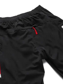 OUKU Men's Cycling Pants Hiking Bike Pants Trousers Outdoor Reflective Strips Bike Bottoms Windproof Breathable Moisture Wicking Quick Dry Anatomic Design Camping Fishing Mountain MTB Road Bike Black