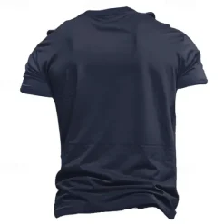 Outlet OUKU Men's Daddy T Shirt Tee Top 100% Cotton Short Sleeve Graphic Shirt Black Army Green Dark Blue Comfortable Tee Vacation Street Fashion Designer Clothing