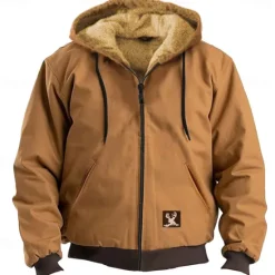 Clearance OUKU Men's Deer Fleece Hoodies Sweatshirt Fashion Ethnic Long Sleeve Hooded Vacation Sports Outdoor Streetwear Brown Green Drawstring Fall Winter Designer