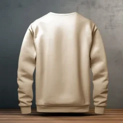 Online OUKU Men's Deer Sweatshirts Sweatshirt Long Sleeve Sweatshirt Crew Neck Fashion Daily 3D Printing Vacation Sports Outdoor Streetwear Crewneck Winter Spring & Fall White