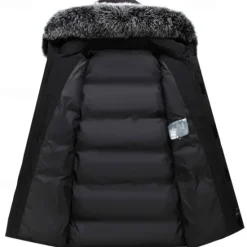 Clearance OUKU Men's Down Jacket Padded Sports Outdoor Winter Polyester Thermal Warm Windproof Breathable Wearproof Regular Fit Blue-Green green grey Black Vest