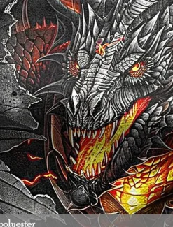 Clearance OUKU Men's Dragon T Shirt Long Sleeve T shirt 3D Print Crew Neck Shirt Exaggerated Designer Street Style Street Casual Black / White Black Summer Spring Fall Clothing Apparel S M L XL XXL XXXL