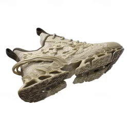 Outlet OUKU Men's Dragon-Themed Lightweight Athletic Sneakers – Unique Sculpted Sole Design, Breathable and Comfortable Running Shoes for Sports and Street Style
