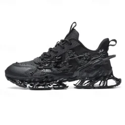 Outlet OUKU Men's Dragon-Themed Lightweight Athletic Sneakers – Unique Sculpted Sole Design, Breathable and Comfortable Running Shoes for Sports and Street Style