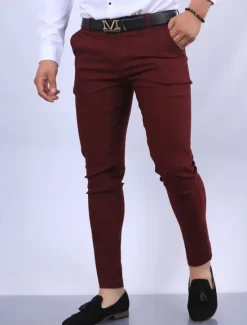 OUKU Men's Dress Pants Chinos Chino Pants Pocket Plain Comfort Business Daily Classic Style Black White Micro-elastic