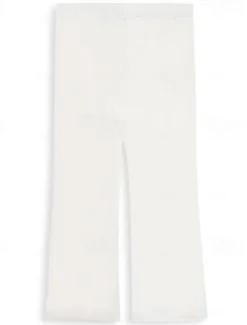 Hot OUKU Men's Dress Pants Corduroy Pants Flared Pants Bell Bottom Trousers Pocket Plain Comfort Business Daily Holiday Fashion Chic & Modern White Brown