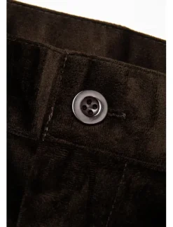 Clearance OUKU Men's Dress Pants Flared Pants Bell Bottom Trousers Suit Pants Front Pocket Plain Comfort Business Daily Holiday Fashion Chic & Modern Yellow Brown