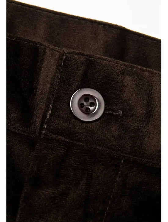 Clearance OUKU Men's Dress Pants Flared Pants Bell Bottom Trousers Suit Pants Front Pocket Plain Comfort Business Daily Holiday Fashion Chic & Modern Yellow Brown