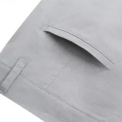Outlet OUKU Men's Dress Pants Linen Pants Trousers Summer Pants Buttons Front Pocket Straight Leg Plain Comfort Breathable Casual Daily Holiday Fashion Basic Black White