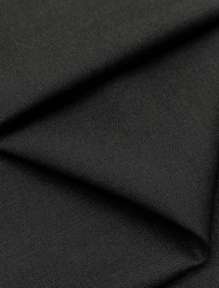 Best OUKU Men's Dress Pants Long Solid Color Micro-elastic Regular Fit Black Red Burgundy 2023