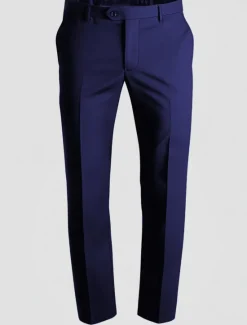 Best OUKU Men's Dress Pants Long Solid Color Micro-elastic Regular Fit Black Red Burgundy 2023