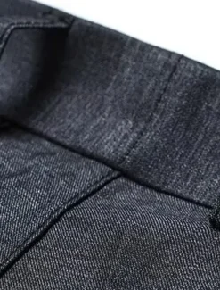 OUKU Men's Dress Pants Trousers Slacks Suit Pants Pocket Plain Comfort Breathable Wedding Outdoor Daily Fashion Casual Black Khaki