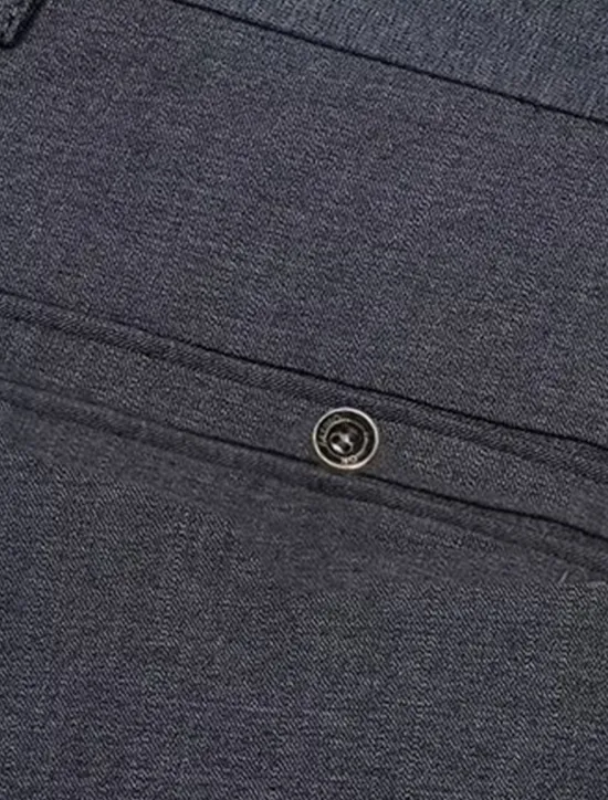 OUKU Men's Dress Pants Trousers Slacks Suit Pants Pocket Plain Comfort Breathable Wedding Outdoor Daily Fashion Casual Black Khaki