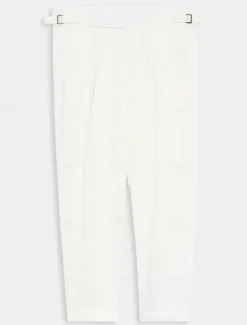 Best OUKU Men's Dress Pants Trousers Slacks Suit Pants Gurkha Pants High Rise Plain Comfort Breathable Wedding Outdoor Daily Elegant Vintage Black White