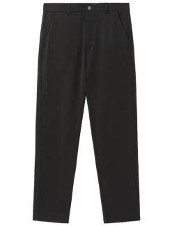 Sale OUKU Men's Dress Pants Trousers Slacks Casual Pants Suit Pants Pocket Solid Colored Wearable Outdoor Full Length Wedding Home Work Fashion Streetwear White gray Black Stretchy