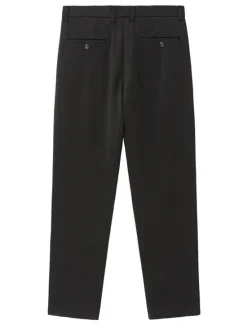 Sale OUKU Men's Dress Pants Trousers Slacks Casual Pants Suit Pants Pocket Solid Colored Wearable Outdoor Full Length Wedding Home Work Fashion Streetwear White gray Black Stretchy