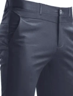 Sale OUKU Men's Dress Pants Trousers Slacks Casual Pants Suit Pants Pocket Solid Colored Wearable Outdoor Full Length Wedding Home Work Fashion Streetwear White gray Black Stretchy