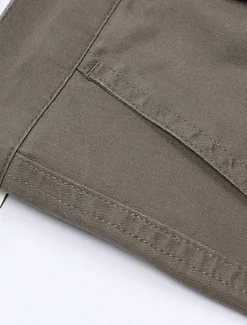 Hot OUKU Men's Dress Pants Trousers Chinos Buttons Pocket Straight Leg Plain Comfort Formal Party Work Fashion Classic Style Black Navy Blue Micro-elastic