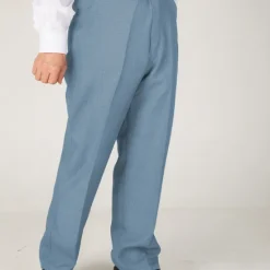 Online OUKU Men's Dress Pants Trousers Chinos Pocket Plain Comfort Breathable Wedding Business Casual Retro Vintage Classic Black Navy Blue High Waist Stretchy