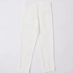 Clearance OUKU Men's Dress Pants Trousers Slacks Pleated Pants Suit Pants Pocket High Rise Plain Comfort Wedding Office Work Elegant Vintage Black White High Waist Micro-elastic
