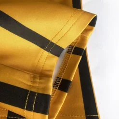 Outlet OUKU Men's Dress Pants Trousers Chinos Pocket Drawstring Elastic Waist Stripe Comfort Formal Party Work Fashion Classic Style White Yellow Micro-elastic