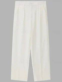 Best OUKU Men's Dress Pants Trousers Baggy Pants Casual Pants Suit Pants Front Pocket Straight Leg Plain Comfort Breathable Wedding Casual Daily Fashion Basic Black White