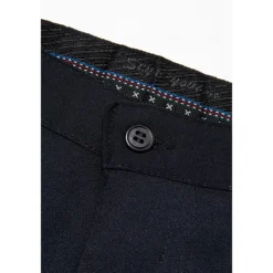 Discount OUKU Men's Dress Pants Trousers Slacks Suit Pants Pocket Plain Comfort Breathable Ankle-Length Wedding Office Business Chic & Modern Classic Black Deep Blue High Waist Micro-elastic