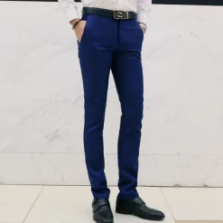 New OUKU Men's Dress Pants Trousers Chinos Casual Pants Straight Leg Plain Comfort Breathable Full Length Wedding Fashion Casual White Khaki Micro-elastic