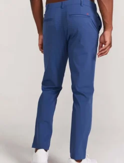 OUKU Men's Dress Pants Trousers Chinos Buttons Pocket Plain Comfort Formal Party Work Fashion Classic Style Black White Micro-elastic