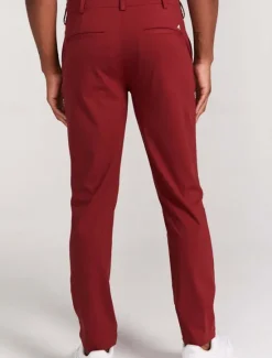 OUKU Men's Dress Pants Trousers Chinos Buttons Pocket Plain Comfort Formal Party Work Fashion Classic Style Black White Micro-elastic
