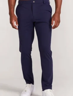 OUKU Men's Dress Pants Trousers Chinos Buttons Pocket Plain Comfort Formal Party Work Fashion Classic Style Black White Micro-elastic