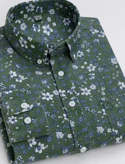 Best OUKU Men's Dress Shirt Button Down Shirt Collared Shirt Oxford Shirt Tartan Wedding Casual A B F G Long Sleeve All Seasons Clothing Apparel