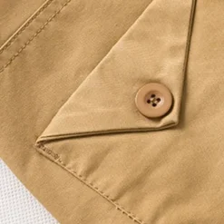 Outlet OUKU Men's Dress Shorts Burmuda Shorts Work Shorts Ruched Pocket Plain Comfort Breathable Knee Length Outdoor Business Fashion Casual Black Light Green