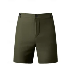 Outlet OUKU Men's Dress Shorts Burmuda Shorts Work Shorts Pocket Plain Comfort Breathable Knee Length Outdoor Business Fashion Casual Black Navy Blue