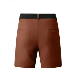Outlet OUKU Men's Dress Shorts Burmuda Shorts Work Shorts Pocket Plain Comfort Breathable Knee Length Outdoor Business Fashion Casual Black Navy Blue